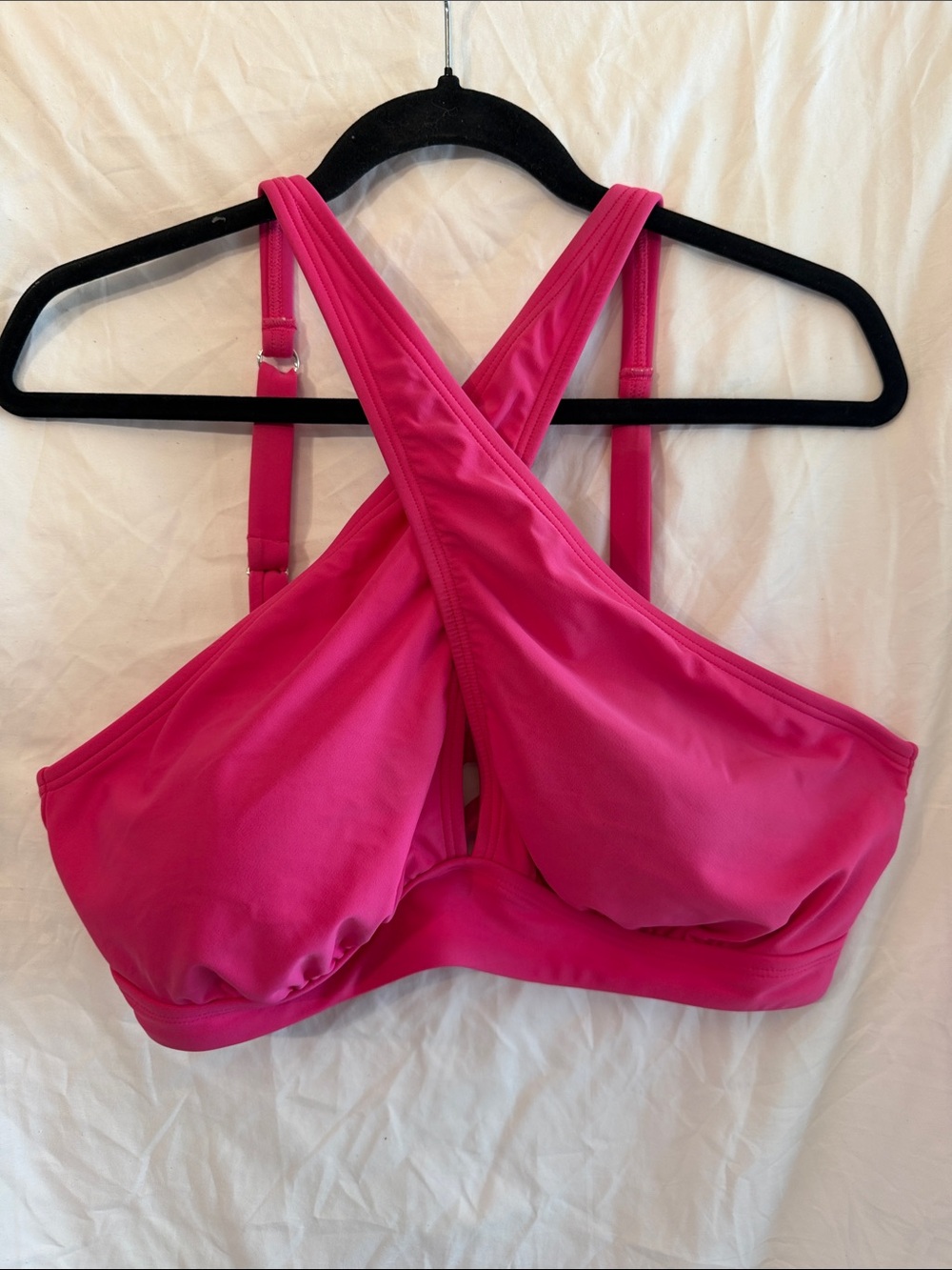 Plus size Hot pink multiway bikini